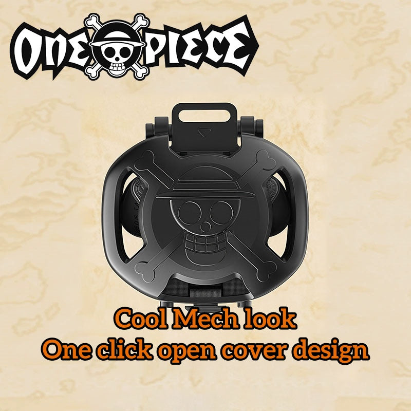 Luffy themed Metal Charging Case Bluetooth Earbuds - Listen to beautiful music together