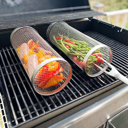 Cesta para parrilla de barbacoa