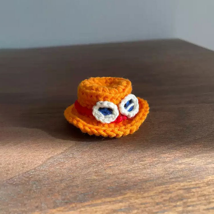 Luffy/Ace/Sabo/Chopper theme Handmade DIY knitted hats - Hands-on creation of exclusive Pirate hats