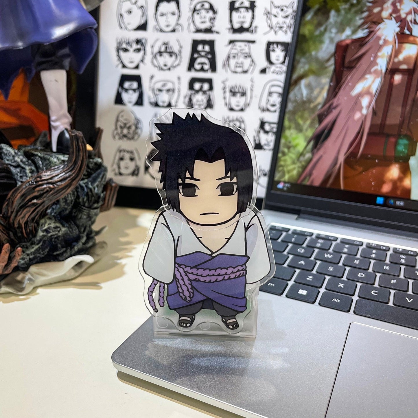 Sasuke/Kakashi/Obito Acrylic Shake head Desktop Car Ornament - Assemble and Enjoy the Fun