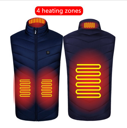 Heated Vest Coat Washable Usb Charging Electric