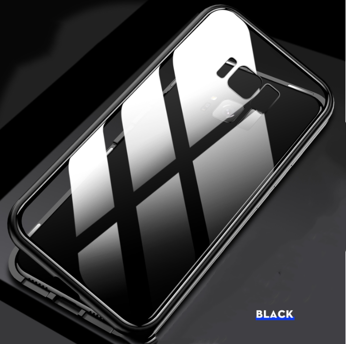 Funda magnética de metal para teléfono Samsung, antiespías, para Note y series S