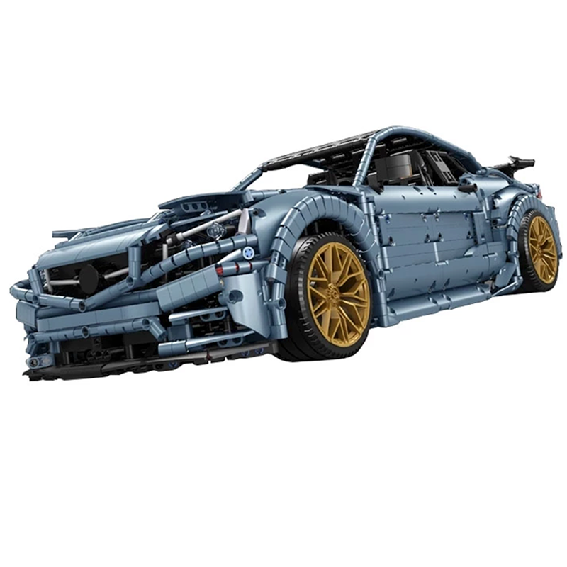 Satinblaues deutsches Coupé, 3919 Teile 