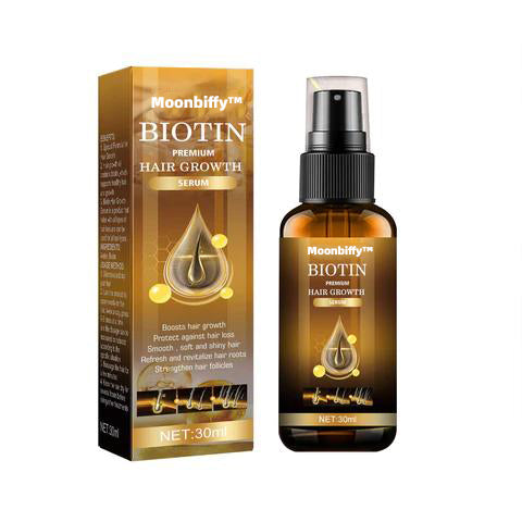 (🔥LETZTER TAG VERKAUF - 80 % RABATT) Moonbiffy™ Biotin Premium Haarwuchsserum 