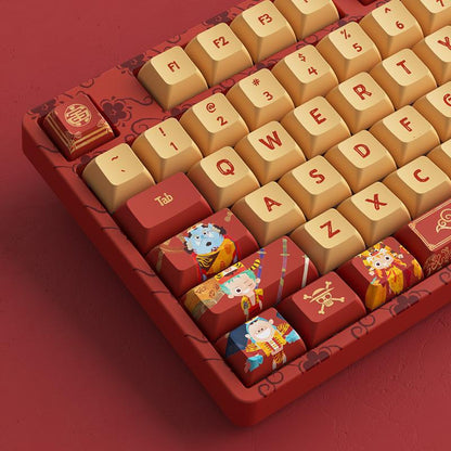 Luffy tri-mode connection RGB backlit mechanical keyboard