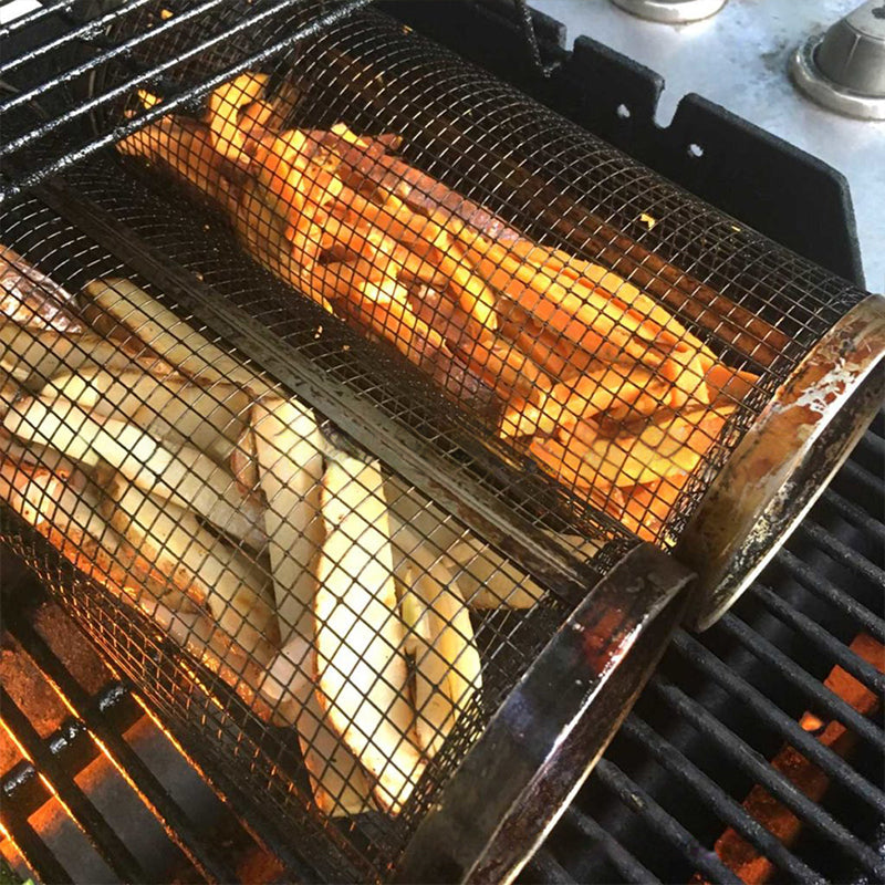 Cesta para parrilla de barbacoa