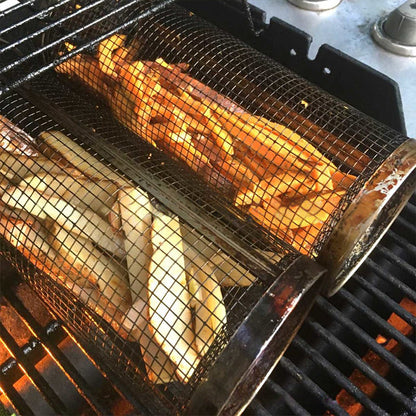 Cesta para parrilla de barbacoa