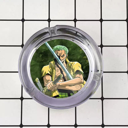 Luffy/Zoro/Sanji Glass Ashtray - Set Sail on Smoky Seas