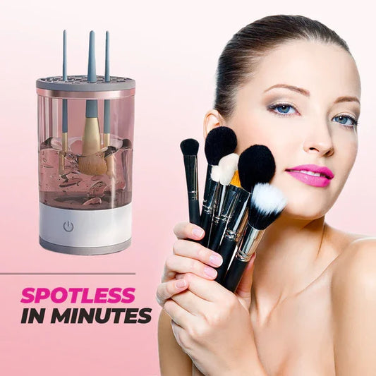 Limpiador de brochas de maquillaje eléctrico definitivo