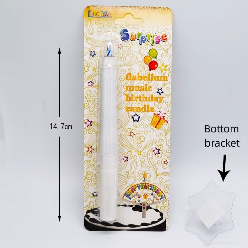 🎂🎂 Wiederverwendbare Fan-Geburtstagskerze 