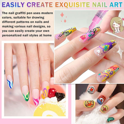 Nail Art Pens Set Fine Tips