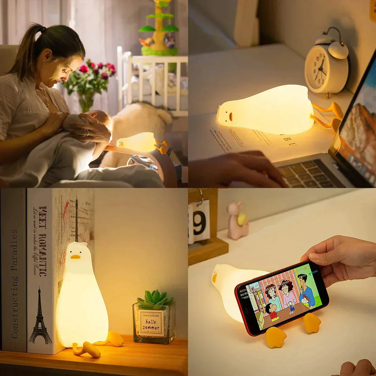 Luz de noche de pato 