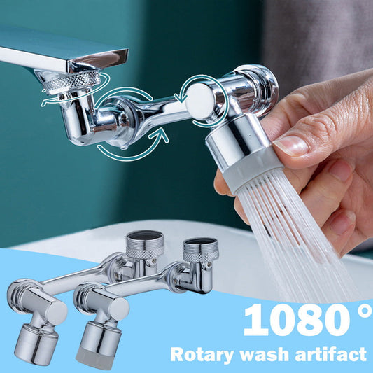 Aireador de grifo giratorio universal de 1080 grados Extensor de grifo multifunción Ducha giratoria universal resistente a salpicaduras