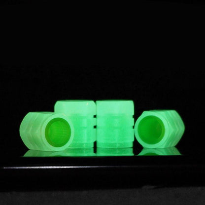 Tapa de válvula luminosa para automóviles y bicicletas Cubierta de núcleo luminoso para válvula de neumático de vacío