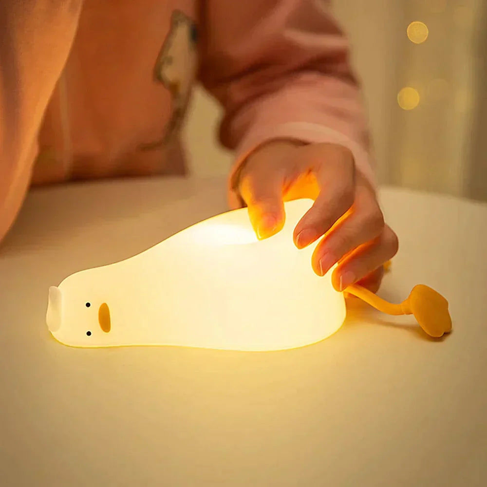 Luz de noche de pato 