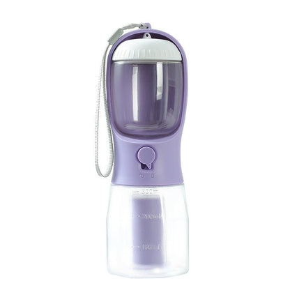 Taza de agua para perros, bebida, comida, bolsa de basura