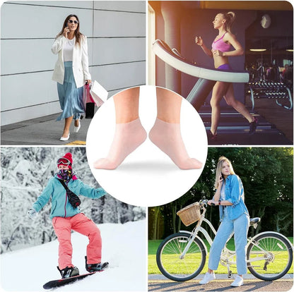 Feuchtigkeitsspendende Fußmaske Peeling-Silikonsocken Strandschutzsocken