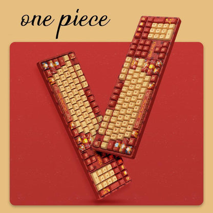 Luffy tri-mode connection RGB backlit mechanical keyboard