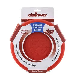 Disco volador de goma duradero para perros