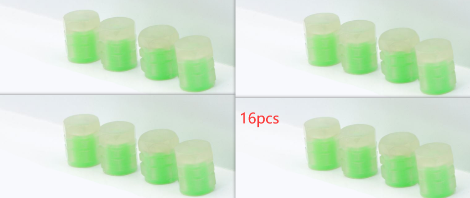 Tapa de válvula luminosa para automóviles y bicicletas Cubierta de núcleo luminoso para válvula de neumático de vacío
