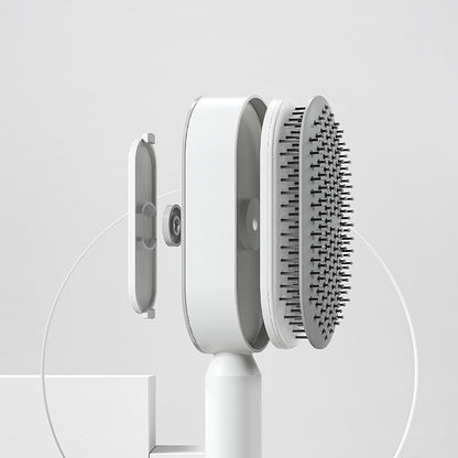 Cepillo para el cabello autolimpiante 