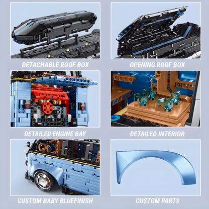 BREITBAU-WOHNMOBIL SATINBLAU | 3298 STÜCK