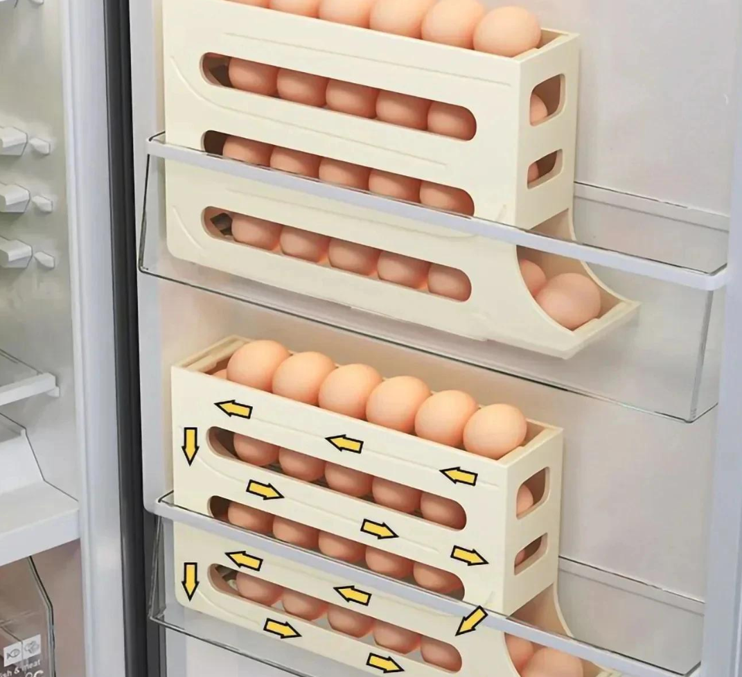 Organizador de huevos deslizante 