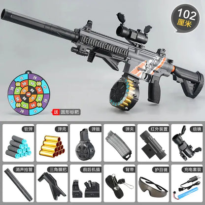 Electric M416 Rifle With Shell Ejecting Nerf Toy Gun