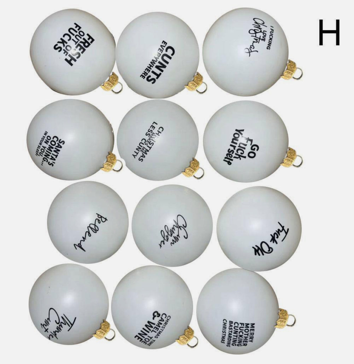 Offensive Ornament Set