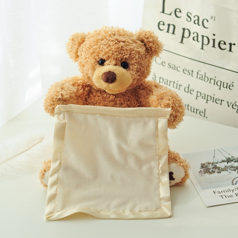 Osito de peluche para jugar a las escondidas 