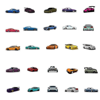 10/30/50/100PCS JDM Retrofit Rennwagen Graffiti Aufkleber