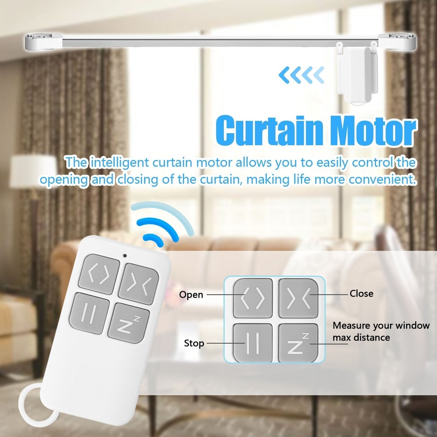 Controlador de cortina inteligente WIFI