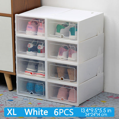 6Packs Transparent Shoe Box