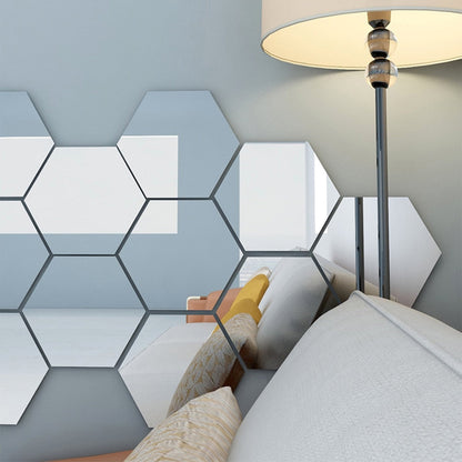 Adhesivo de pared con espejo irrompible y autoadhesivo para baño y decoración del hogar