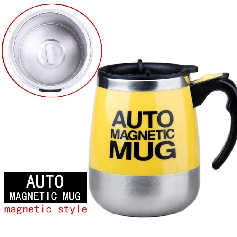 Taza con agitación automática