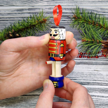 Naughty Santa Ornament