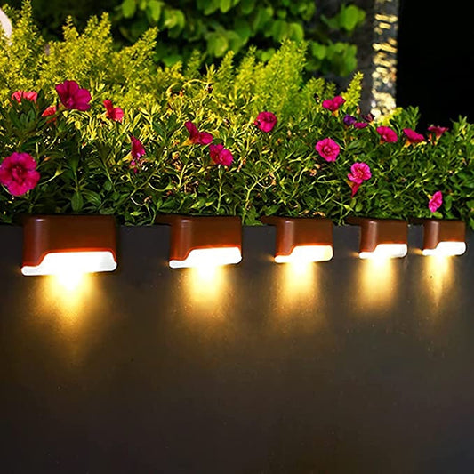 Luces LED solares para terrazas de exterior