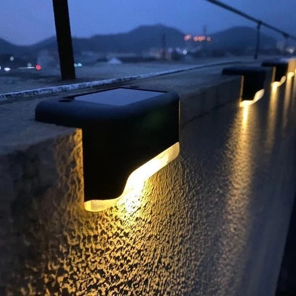 Luces LED solares para terrazas de exterior