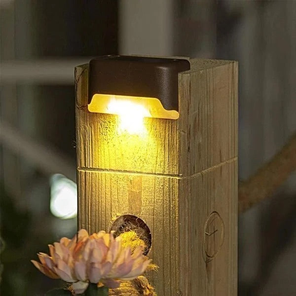 Luces LED solares para terrazas de exterior