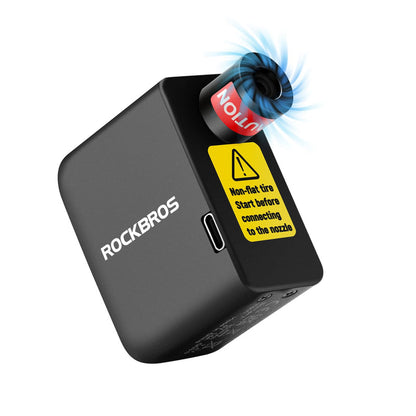 ROCKBROS AS1 Mini Elektrische Reifenpumpe 100PSI Tragbare Schnellladung 