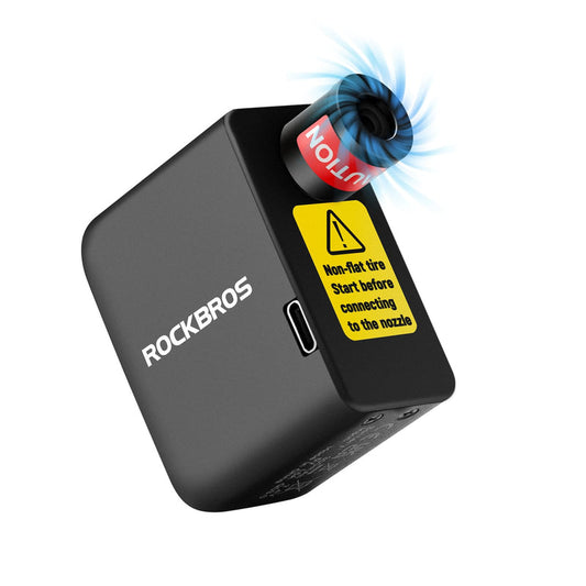 ROCKBROS AS1 Mini Elektrische Reifenpumpe 100PSI Tragbare Schnellladung 