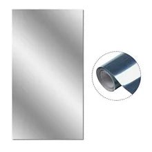 Adhesivo de pared con espejo irrompible y autoadhesivo para baño y decoración del hogar