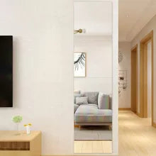 Adhesivo de pared con espejo irrompible y autoadhesivo para baño y decoración del hogar
