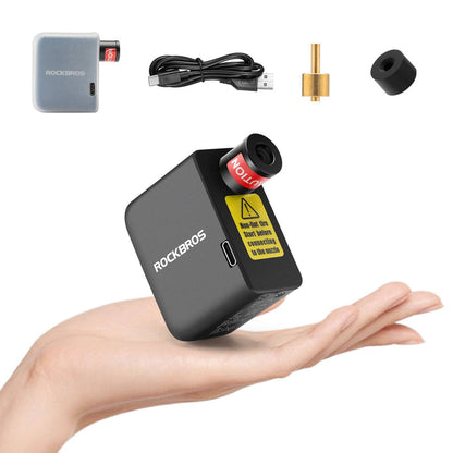ROCKBROS AS1 Mini Elektrische Reifenpumpe 100PSI Tragbare Schnellladung 