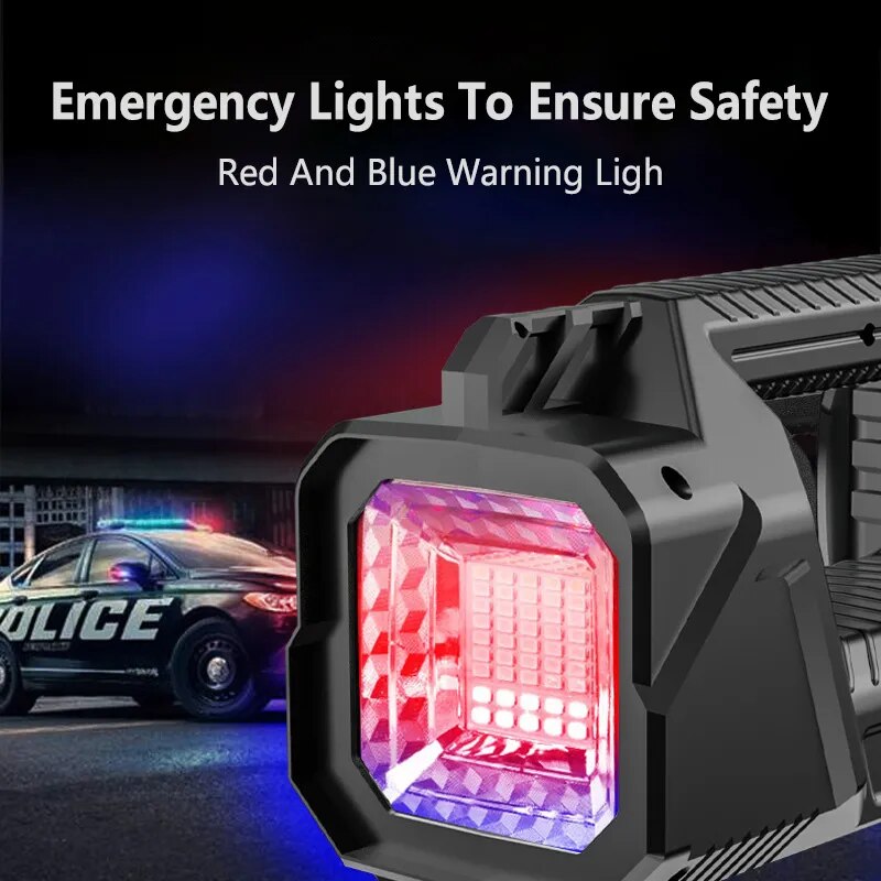 Solar Hochleistungs-Multifunktionstaschenlampe