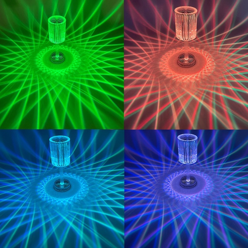 Diamant-Kristalllampe
