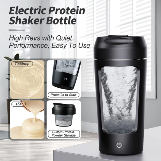 Botella de proteína portátil eléctrica