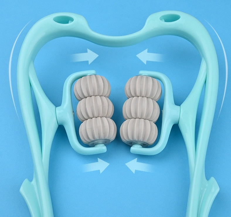 Masajeador de cuello de triple punto