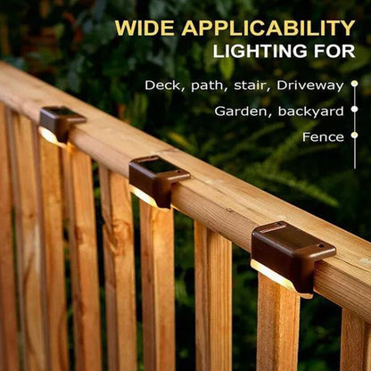 Luces LED solares para terrazas de exterior
