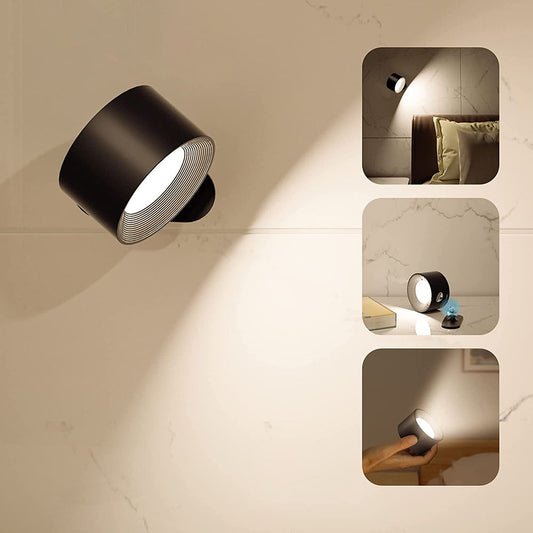 Lámpara de pared LED recargable por USB
